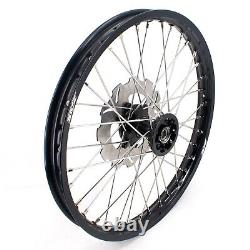 Fit HONDA CR125R 1998-2001 CR250R 1997-2001 Aluminum 21 19 Wheels Rims Black