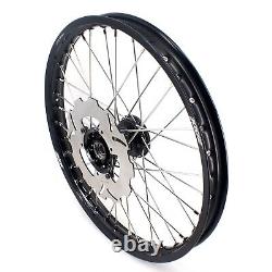 Fit HONDA CR125R 1998-2001 CR250R 1997-2001 Aluminum 21 19 Wheels Rims Black