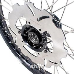 Fit HONDA CR125R 1998-2001 CR250R 1997-2001 Aluminum 21 19 Wheels Rims Black