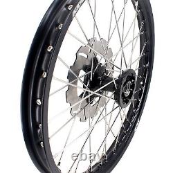 Fit HONDA CR125R 1998-2001 CR250R 1997-2001 Aluminum 21 19 Wheels Rims Black