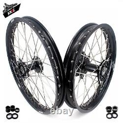 Fit HONDA CR125R CR250R CRF250R CRF450R Casting 21 19 MX Spoke Wheels Rims Set