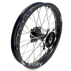 Fit HONDA CR125R CR250R CRF250R CRF450R Casting 21 19 MX Spoke Wheels Rims Set