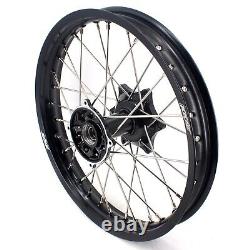 Fit HONDA CR125R CR250R CRF250R CRF450R Casting 21 19 MX Spoke Wheels Rims Set