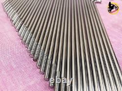 Fit HONDA MT125 K0 K1 1976 FRONT & REAR Spoke Set Gold NIPPLES nan3464