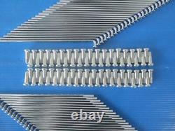 Fit HONDA XL250 S XL250S 1979-1980 FRONT + REAR SPOKE SET STAINLESS mi