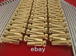 Fit HONDA XR75 1973 1976 FR/RR Chrome SPOKE SET 72 Pcs. NIPPLE GOLD JAPAN mi