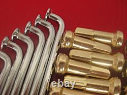 Fit HONDA XR75 1973 1976 FR/RR Chrome SPOKE SET 72 Pcs. NIPPLE GOLD JAPAN mi