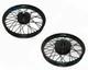 Fit Royal Enfield Electra Std 40 Spoke Front Disc Break & Rear Wheel Rim 19 Ecs