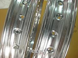 Fit SUZUKI T20 T21 X6 FRONT & REAR STEEL WHEEL RIM + SPOKE SET 72 Pcs. Mi