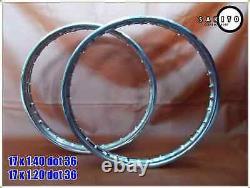 Fit Wheel Rim Front & Rear Size 17x1.40 & 17x1.20 36 Spoke sa3362 Holes
