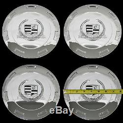 Fits 07-14 Cadillac Escalade Chrome 22 Wheel Center Hub Caps Hubs Rim Covers LC