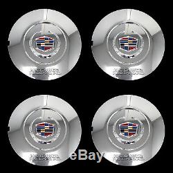 Fits 2015-2017 Cadillac Escalade 22 Chrome Wheel Center Hub Caps Rim Lug Covers