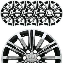 Fits Cadillac XT5 2017-19 Chrome Black 18 Wheel Skins Hub Caps Alloy Rim Covers