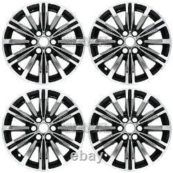 Fits Cadillac XT5 2017-19 Chrome Black 18 Wheel Skins Hub Caps Alloy Rim Covers