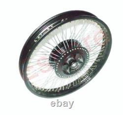 Fits Royal Enfield 80 SS Spoke Front Rear Disc Brake Black Wheel Rim Wm2 19 GEc