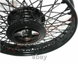 Fits Royal Enfield 80 Spoke Front Rear Disc Brake Black Wheel Rim Wm2 19 GEc