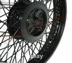 Fits Royal Enfield 80 Spoke Front Rear Disc Brake Steel Wheel Rim Wm2 19 AEs