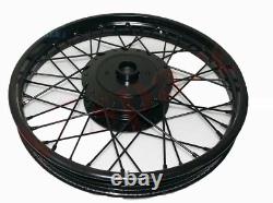 Fits Royal Enfield Classic Front Disc Break & Rear Wheel Rim Set 40 Spoke