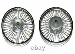 Fits Royal Enfield Front Rear 72 Spoke Disc Brake Steel Wheel Rims Wm2-19