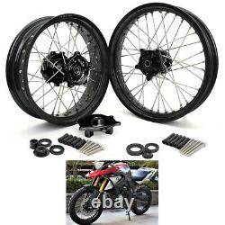 For BMW G310GS 19 3 17 4.25 Tubeless Front Rear Spoke Wheels Hubs Rims Set