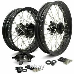 For BMW G310GS 19 3 17 4.25 Tubeless Front Rear Spoke Wheels Hubs Rims Set