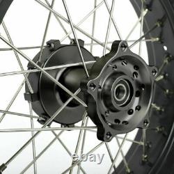 For BMW G310GS 19 3 17 4.25 Tubeless Front Rear Spoke Wheels Hubs Rims Set