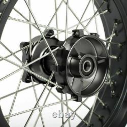 For BMW G310GS 19 3 17 4.25 Tubeless Front Rear Spoke Wheels Hubs Rims Set