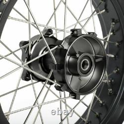 For BMW G310GS 19x3.0 17x4.25 Black Front Rear Spoke Wheels Hubs Rims Cush Drive