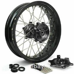 For BMW G310GS CNC Hubs Aluminum Black Front Rear Spoke Wheels 19x3 17x4.25