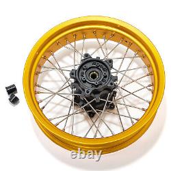 For BMW G310 GS 2016-2022 Gold 19 3 + 17 4.25 Front Rear Spoked Wheels Rim