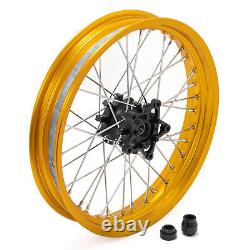 For BMW G310 GS GOLD 19x3.0 17x4.25 Front Rear Spoke Wheels Rim Casting Hub