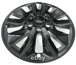 For Chevrolet Silverado 1500 2019-2021 Black 20 Wheel Skins Hub Caps Rim Covers