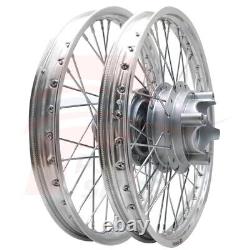 For HONDA PCX-160 2021 2022 2023 Front&Rear Wheel Rims Hub Spoke Set Silver