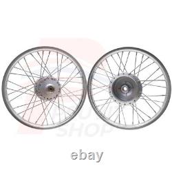For HONDA PCX-160 2021 2022 2023 Front&Rear Wheel Rims Hub Spoke Set Silver