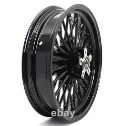 For Harley 16x3.5 Fat Spoke Front Rear Wheels Touring 84-07 Dyna Softail FXDWG