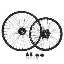 For Honda 21+18 Front Rear Wheel Black Rims Hubs Set CRF250L / Rally 2013-2020