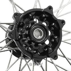 For Honda 21+18 Front Rear Wheel Black Rims Hubs Set CRF250L / Rally 2013-2020
