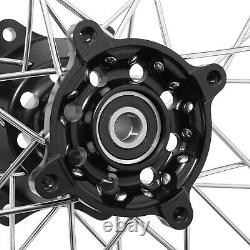 For Honda 21+18 Front Rear Wheel Black Rims Hubs Set CRF250L / Rally 2013-2020