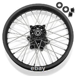 For Honda 21+18 Front Rear Wheel Black Rims Hubs Set CRF250L / Rally 2013-2020