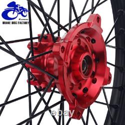 For Honda 21 Front 18 Rear CNC Spoked Wheels Rim Set XR650L 1993-2024 XR 650 L