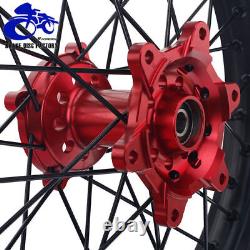 For Honda 21 Front 18 Rear CNC Spoked Wheels Rim Set XR650L 1993-2024 XR 650 L