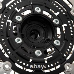 For Honda CB400X 19 & 17Front Rear Spoke Wheels Gold Rims Black Hub Discs Set