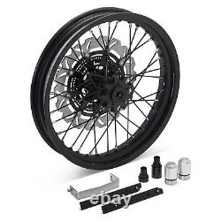 For Honda CB400X 19x3.0 17x4.25 Spoked Front Rear Wheels Rims & Disc Rotors