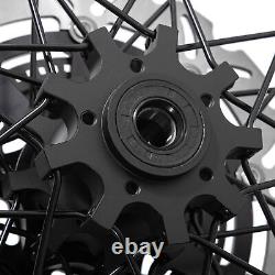 For Honda CB400X 19x3.0 17x4.25 Spoked Front Rear Wheels Rims & Disc Rotors