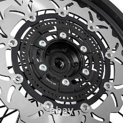 For Honda CB400X 19x3.0 17x4.25 Spoked Front Rear Wheels Rims & Disc Rotors