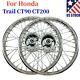 For Honda Trail Ct90 Ct200 Front & Rear Wheel Rim Ring & Hub With Spokes K0-k5 Us