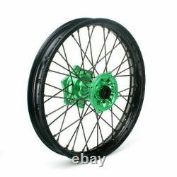 For KAWASAKI KX450 21+18 Front Rear Spoked Wheel Rim Set KX 450 2019 2020 2021