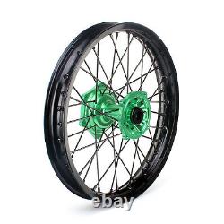 For Kawasaki 21 Front 18 Rear Wheels Set KX125 KX250 06-08 KX250F KX450F 06-14