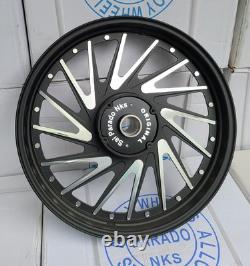 For Royal Enfield Classic 350 500 FRONT & REAR 16 SPOKES ALLOY WHEEL RIM PAIR