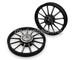 For Royal Enfield Classic 350 500 Front & Rear 13 Spokes Alloy Wheel Rim Pair